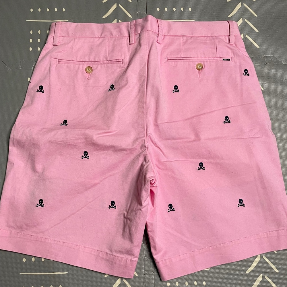 Polo by Ralph Lauren Pink Skull Shorts